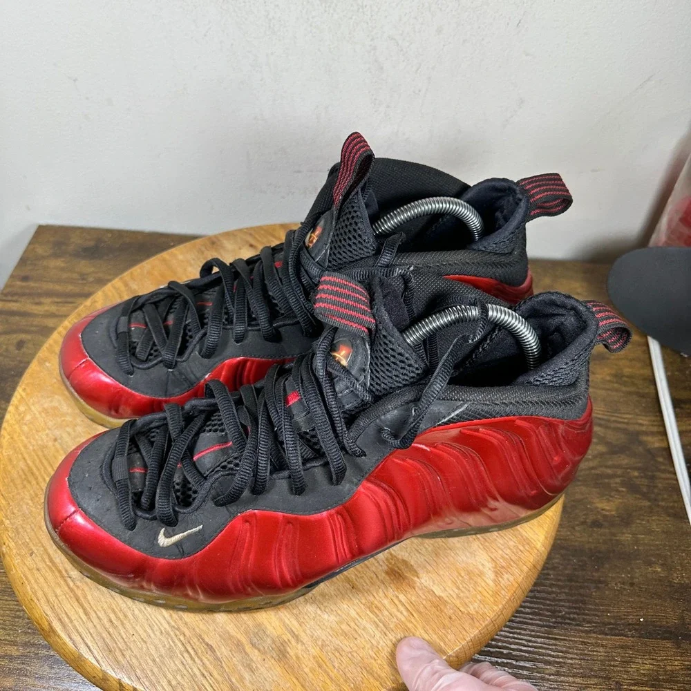 Nike Air Foamposite One Metallic Red Black 314996-610 Mens Size 10 2012 Retro